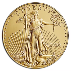 1/2 oz American Gold Eagle Coin (BU, Dates Vary)