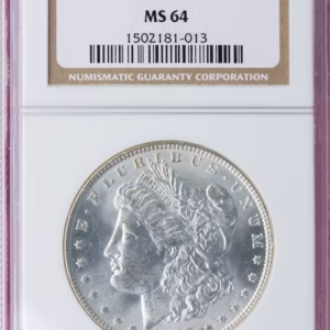 $1 Morgan MS64 Certified (Dates/Types Vary)
