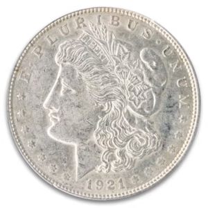 1921 Circulated American Silver Morgan Dollar (Types Vary)